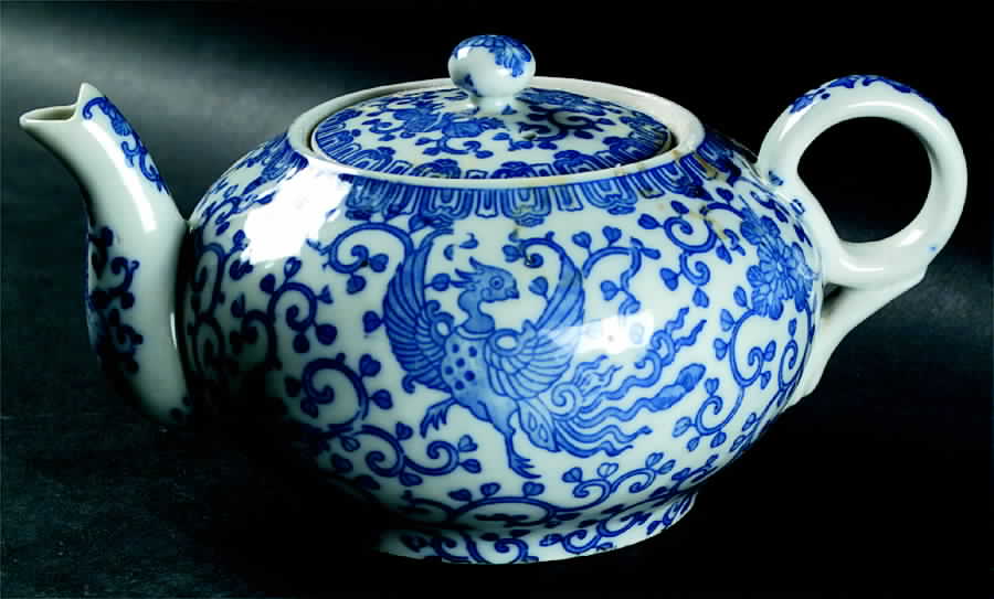 Phoenix Bird Teapot & Lid by Japan-1