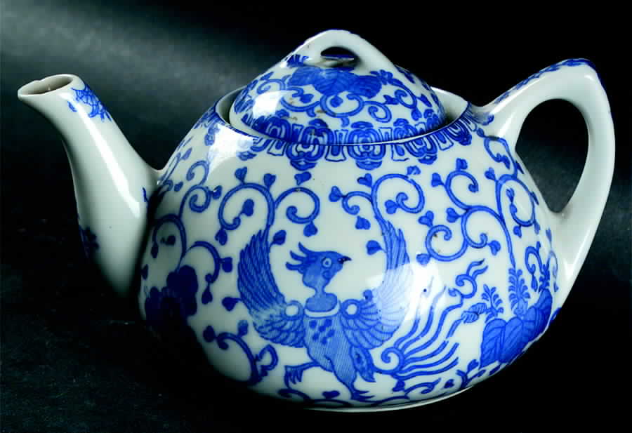 Phoenix Bird Child's Teapot & Lid by Japan-1