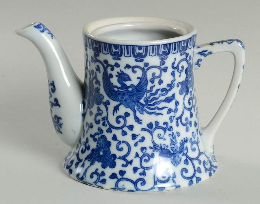 Phoenix Bird Mini Teapot No Lid by Japan-1