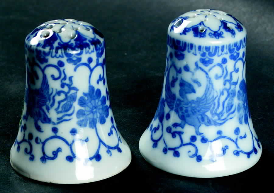Phoenix Bird #7D Salt & Pepper Set by Japan-1
