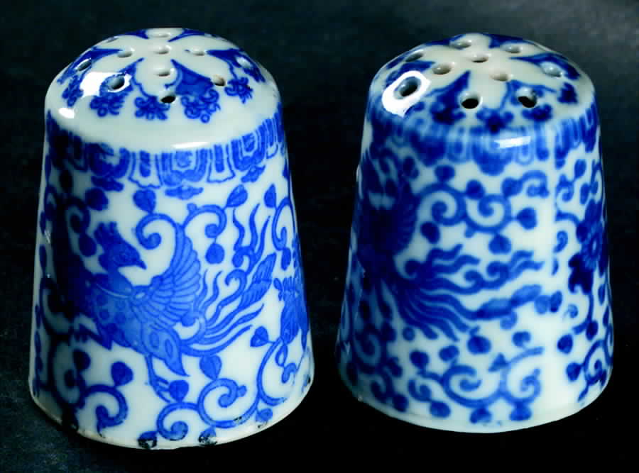 Phoenix Bird #8 Salt & Pepper Set by Japan-1