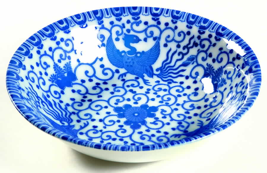 Phoenix Bird Coupe Soup Bowl by Japan-1