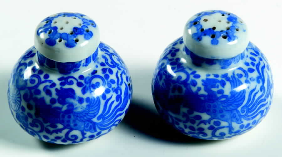 Phoenix Bird #4 Salt & Pepper Set by Japan-1