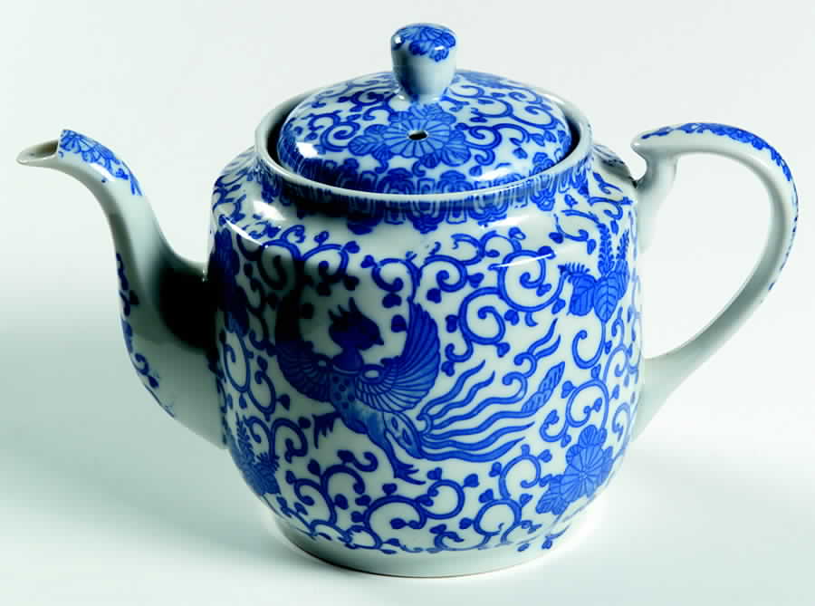 Phoenix Bird Teapot & Lid by Japan-1