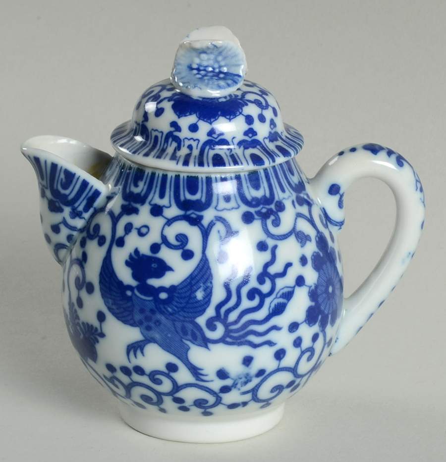 Phoenix Bird Creamer & Lid by Japan-1