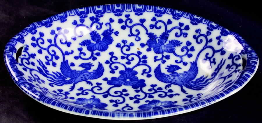 Phoenix Bird Olive Dish by Japan-1