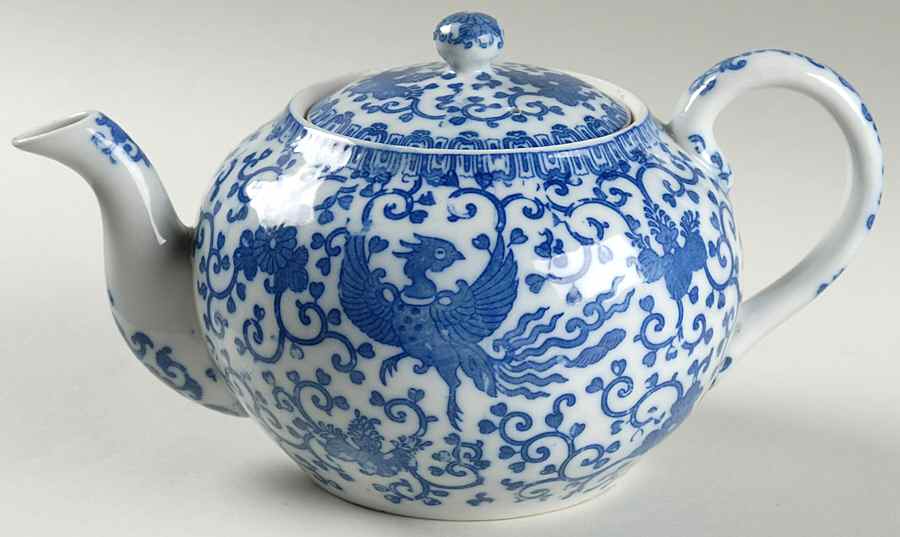 Phoenix Bird Teapot & Lid by Japan-1