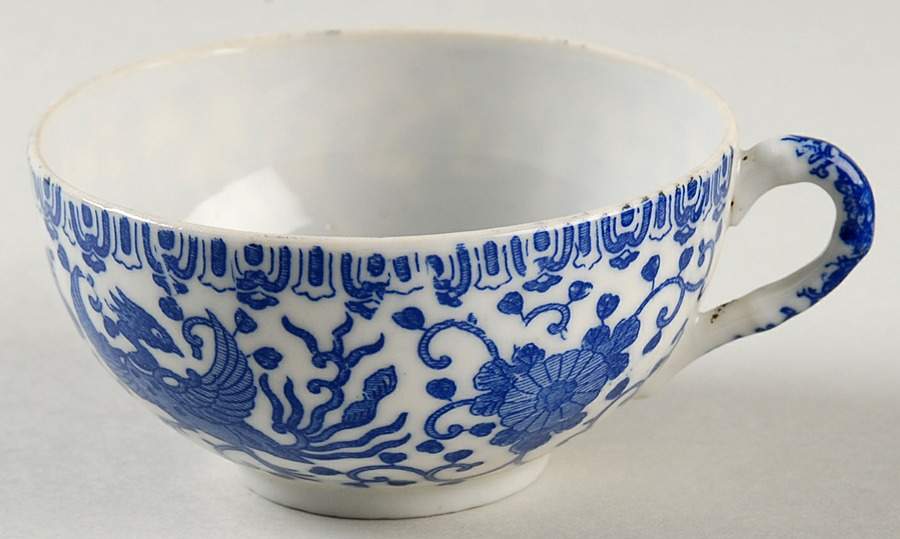 Phoenix Bird Flat Cup by Japan-1