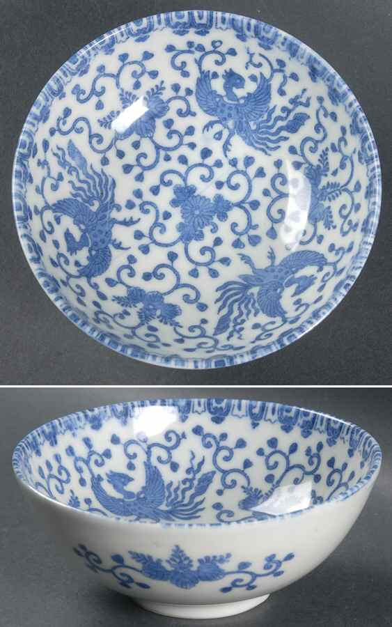 Phoenix Bird Rice Bowl by Japan-1