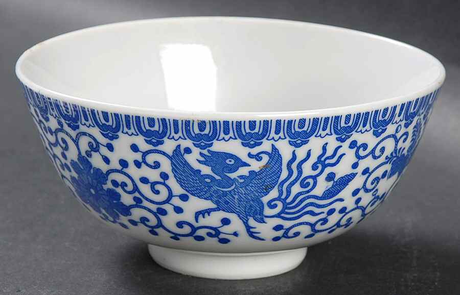 Phoenix Bird Rice Bowl by Japan-1