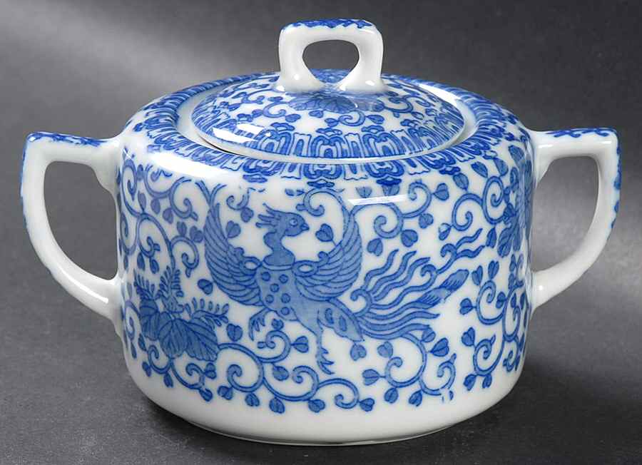 Phoenix Bird #27A Sugar Bowl & Lid by Japan-1