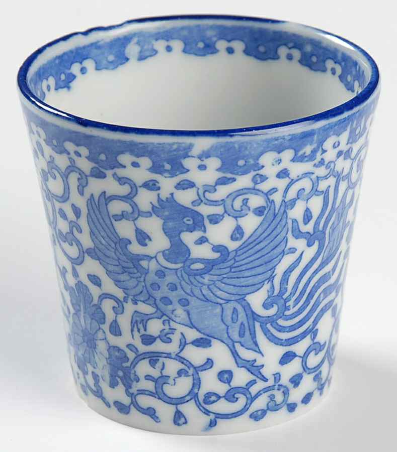 Phoenix Bird Custard Cup by Japan-1