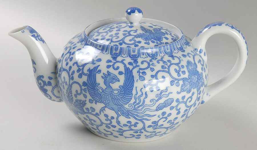 Phoenix Bird Teapot & Lid by Japan-1