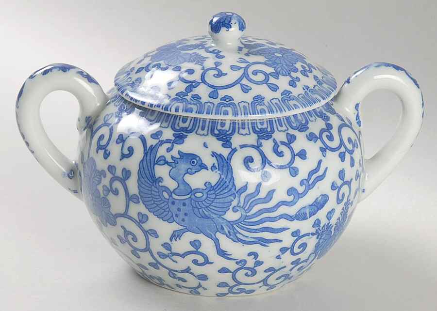 Phoenix Bird #14A Sugar Bowl & Lid by Japan-1