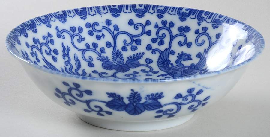 Phoenix Bird Coupe Cereal Bowl by Japan-1