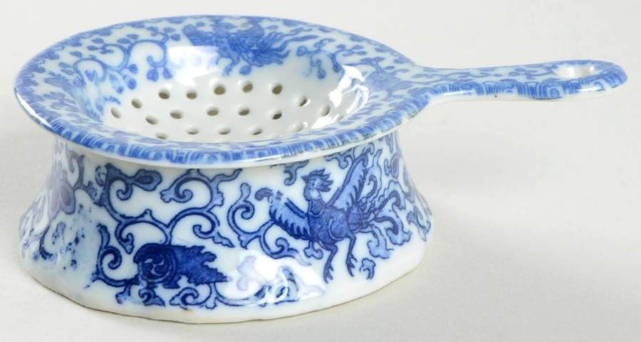 Phoenix Bird Tea Strainer & Bowl by Japan-1