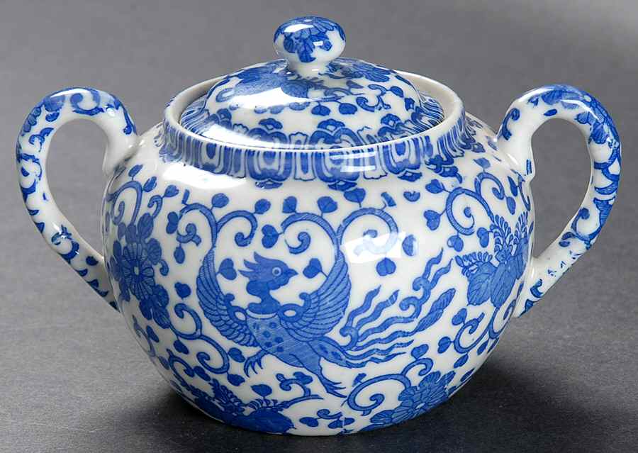 Phoenix Bird #17B Sugar Bowl & Lid by Japan-1