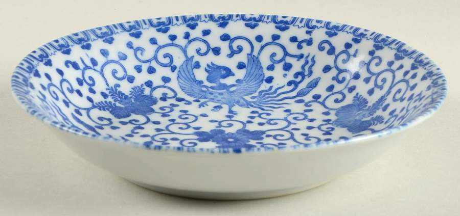 Phoenix Bird Coupe Soup Bowl by Japan-1