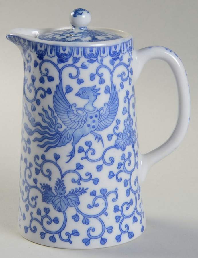 Phoenix Bird Hot Water Jug & Lid by Japan-1
