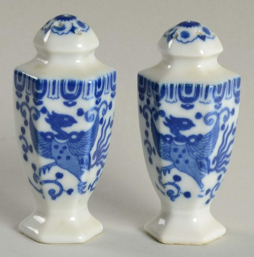 Phoenix Bird #6 Salt & Pepper Set by Japan-1