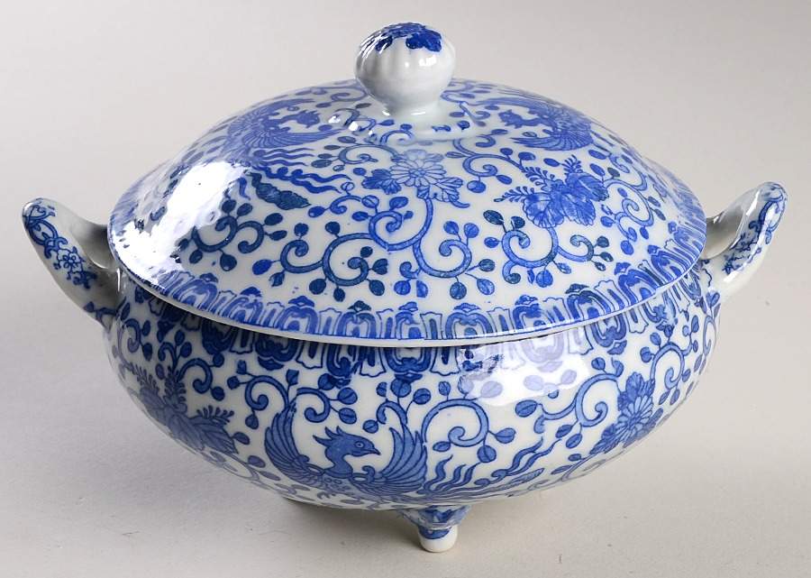 Phoenix Bird #2 Rice Tureen by Japan-1
