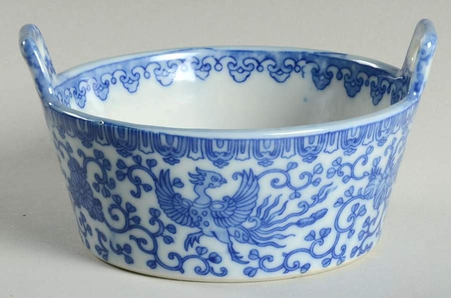 Phoenix Bird Open Butter Tub by Japan-1