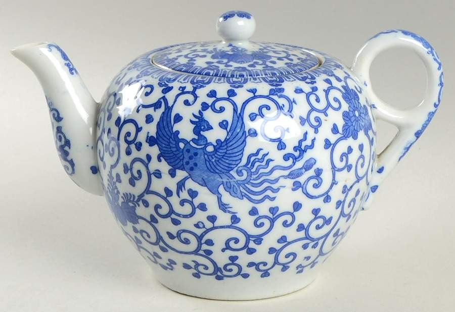 Phoenix Bird Teapot & Lid by Japan-1