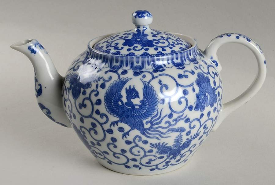 Phoenix Bird Large #4 Teapot & Lid by Japan-1