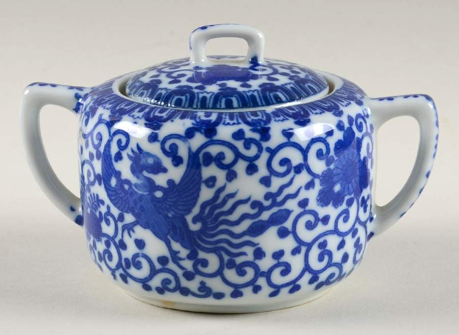 Phoenix Bird #27B Sugar Bowl & Lid by Japan-1