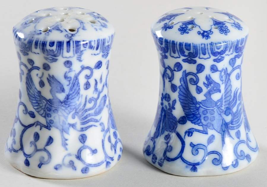 Phoenix Bird #12 Salt & Pepper Set by Japan-1