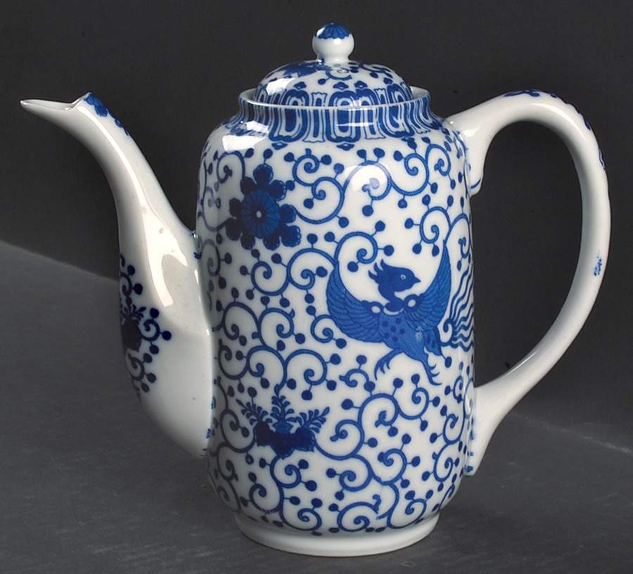 Phoenix Bird Coffee Pot & Lid by Japan-1