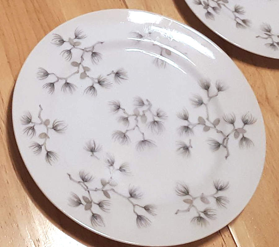Pine Salad Plate by Japan-1