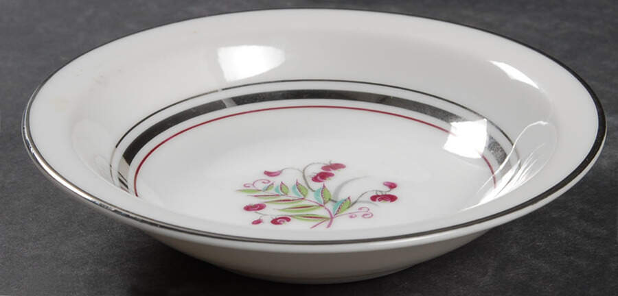 Platinum Beauty Rim Fruit/Dessert (Sauce) Bowl by Japan-1