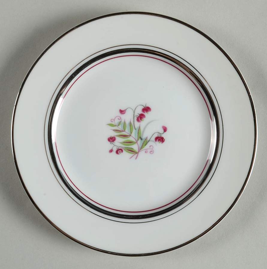 Platinum Beauty Bread & Butter Plate by Japan-1