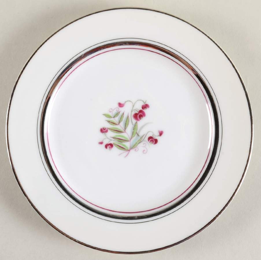 Platinum Beauty Salad Plate by Japan-1