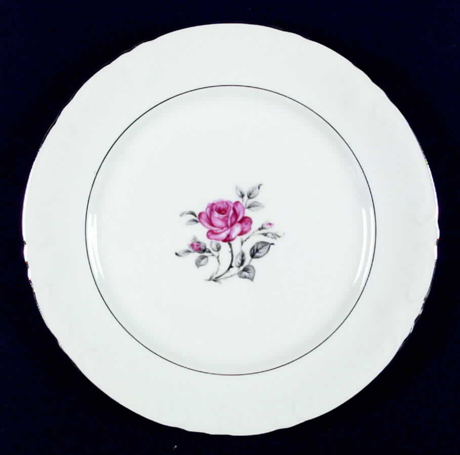 Queen Rose Dinner Plate by Japan-1