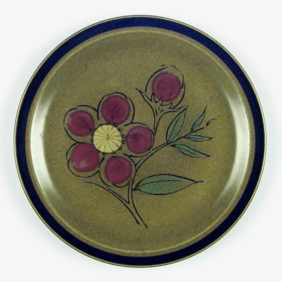 Red Poppy Dinner Plate by Japan-1