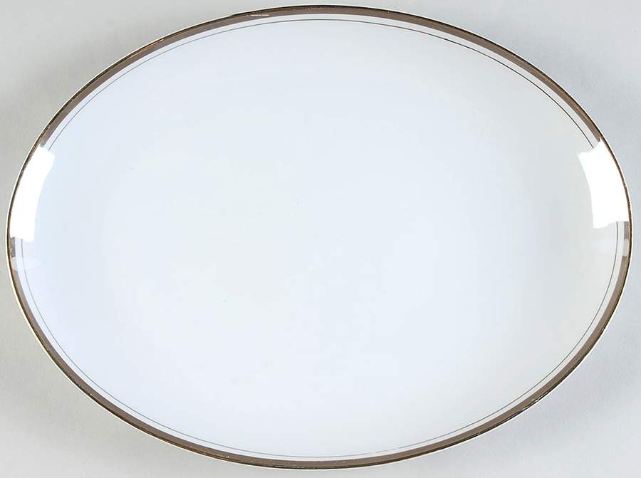 Royale Aurum 12" Oval Serving Platter by Japan-1