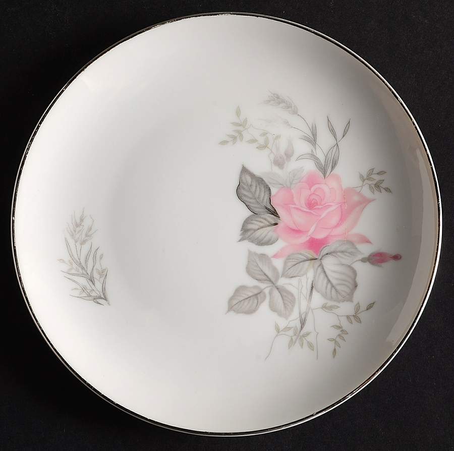 Rose Bouquet (Coupe) Bread & Butter Plate by Japan-1