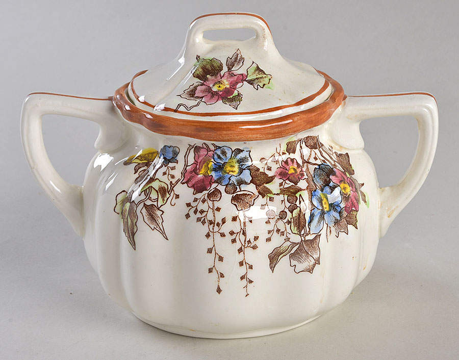 The Ronald Sugar Bowl & Lid by Japan-1