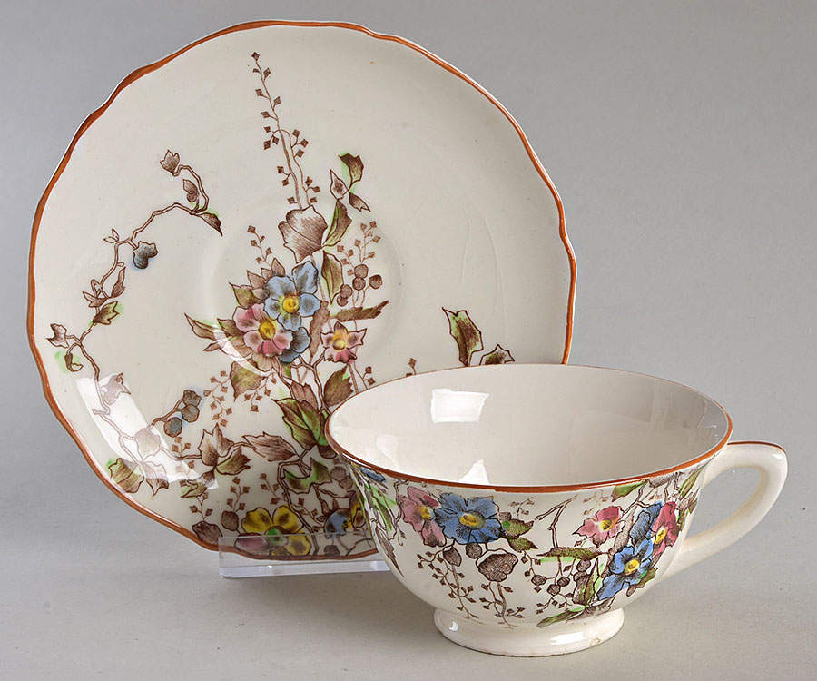 The Ronald Footed Cup & Saucer Set by Japan-1