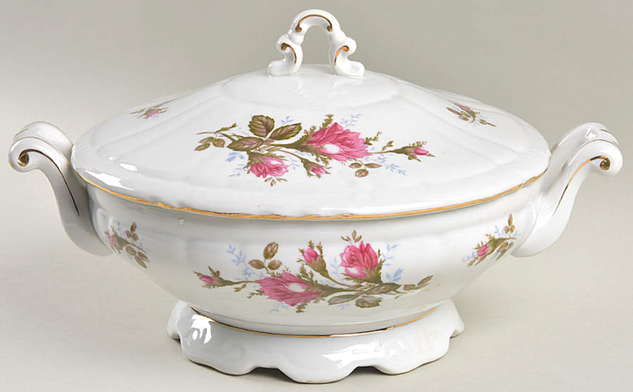 Rose Round Covered Vegetable by Japan-1