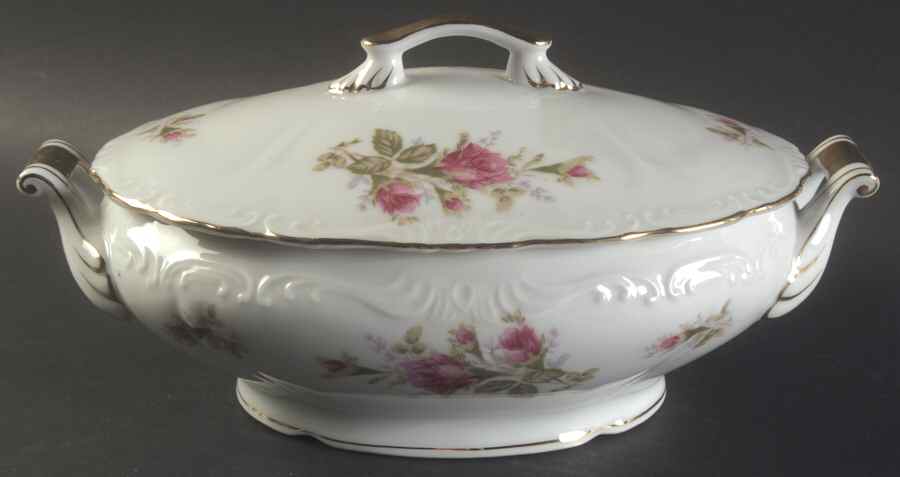Rose Oval Covered Vegetable by Japan-1