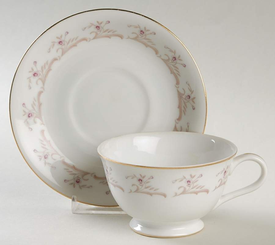 Rosalyn Footed Cup & Saucer Set by M Japan-1