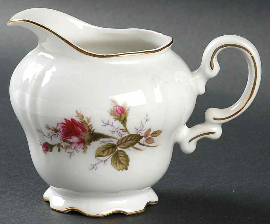 Rosemarie (Scalloped, Pink Flowers) Creamer by Japan-1