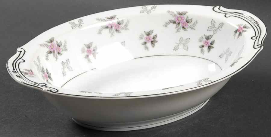 Rosemere 10" Oval Vegetable Bowl by Japan-1