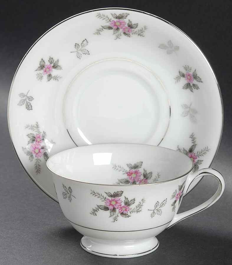 Rosemere Footed Cup & Saucer Set by Japan-1