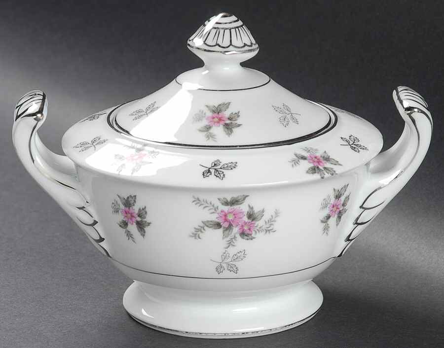 Rosemere Sugar Bowl & Lid by Japan-1