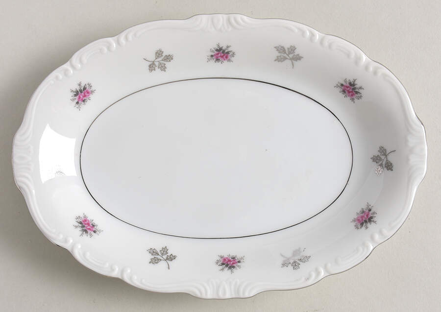 Rosette Relish/Gravy Underplate by Japan-1