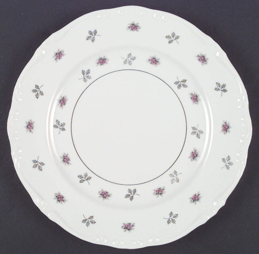 Rosette Dinner Plate by Japan-1